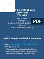 Health Benefits of Dark Choclates