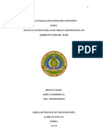 Download Manfaat Matematika Pada Bidang Ekonomi Dalam Kehidupan Sehari-hariJohn Tompodung Stie Jb by jtompodung SN45008160 doc pdf