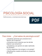 Clase 1 Psicologia Social