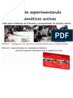 Taller - Inspirate Experimentando Matematicas Activas PDF