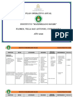 Plan Operativo Anual Imk 2020 PDF