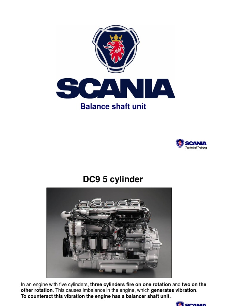 Balancer Shaft Function in Scania DC9 | PDF