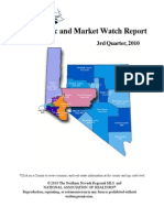 Northern Nevada Economic and Market Watch Report 3rd Quarter 2010