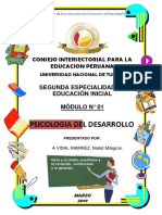 MODULO N° 01-AUTOEVALUACIÓN PSICOLOGIA DEL DESARROLLO