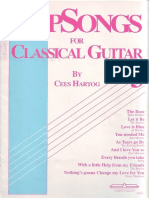 Pop Songs For Classical Guitar by Cees Hartog Vol 3 PDF