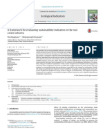 A framework for evaluating sustainability indicators in the real