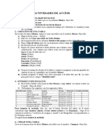 Creación de tablas y consultas en Access para gestionar una base de datos de música