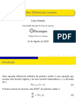 Apresentação: Equações Diferenciais Lineares