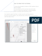 How To Print PDF Patterns