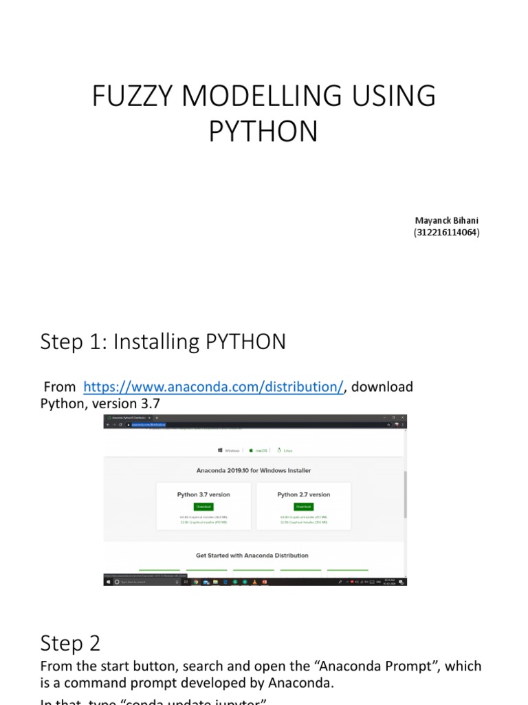 Fuzzy Modelling Using Python | PDF | Teaching Methods & Materials ...