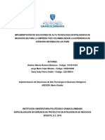 Primera Entrega Implementación de Soluciones