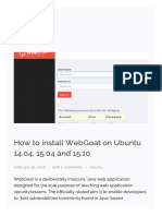 How To Install WebGoat On Ubuntu 14.04, 15.04 and 15.10 - LinuxBSDos