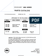 M20 Series Parts Catalog Revised July 1976