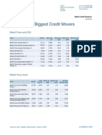 Markit News: Biggest Credit Movers: Markit Itraxx and CDX