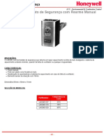 Termostato de segurança manual para dutos