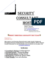 Security Consultant Monthly Fall Winter 2010