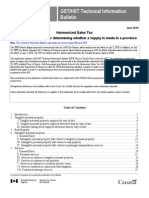 GST-HST Technical Information