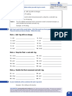 Verb+ing Rules