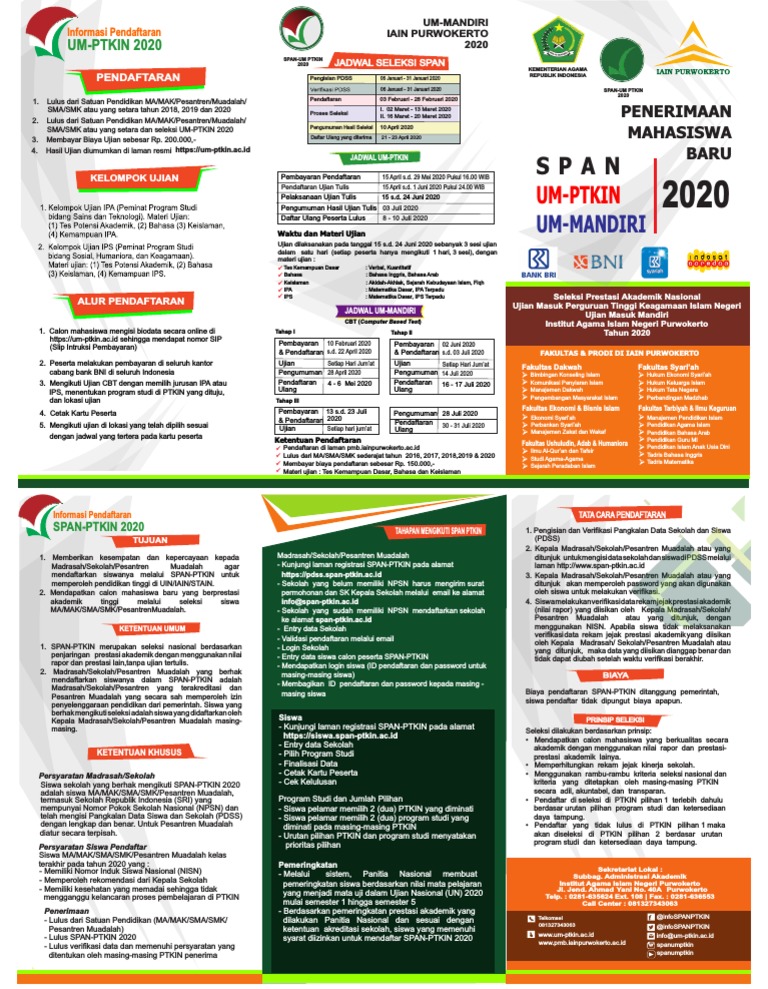 Um Ptkin Iain Purwokerto Guru Galeri