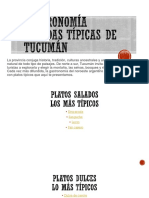 Presentación de Comidas Típicas de Tucumán