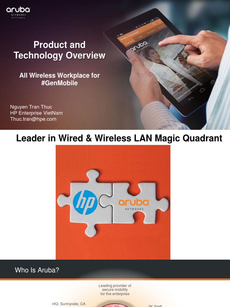 HP Networking Aruba Solution PDF | PDF