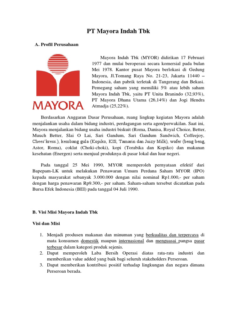 Analisis Perusahaan Mayora Docx Revisi 1 Copy