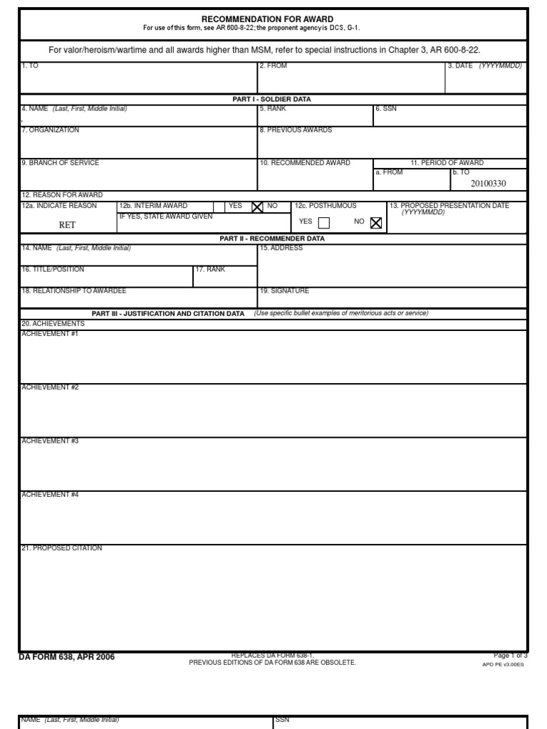 Da Form 4949 Fillable Printable Forms Free Online