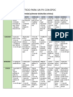 Plan Alimenticio para Un PX Con Epoc