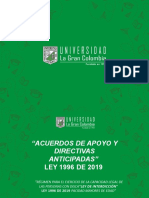 Acuerdos de Apoyo y Directivas Anticipadas