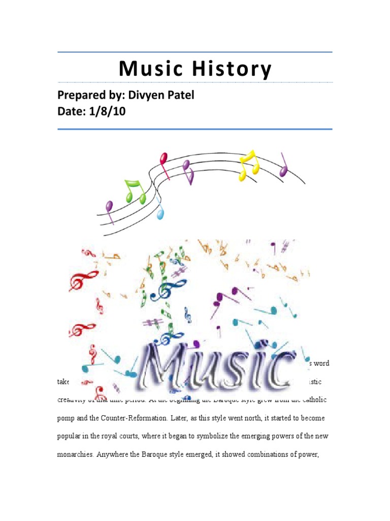 Overview of Baroque Music History | PDF | Harpsichord | Baroque Music