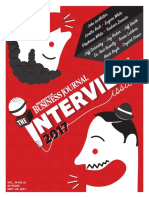 Interview Issue Draft Cover