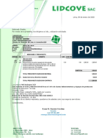 Cotiz. TDV 003 Mantenm. de Coche para Transporte de Tela Piezada PDF