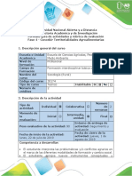 Guía de actividades y rúbrica de evaluación - Fase 4 - Concebir Territorialidades Agroalimentarias
