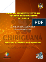 4855 - Plan de Mantenimiento de Equipos de Computo Alcaldia de Chiriguana