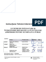 E.ON ITI-SSM 43 - Lucrari de Exploatare Si Mentananta La Punctele de Aprindere Pentru Iluminatul Public PDF