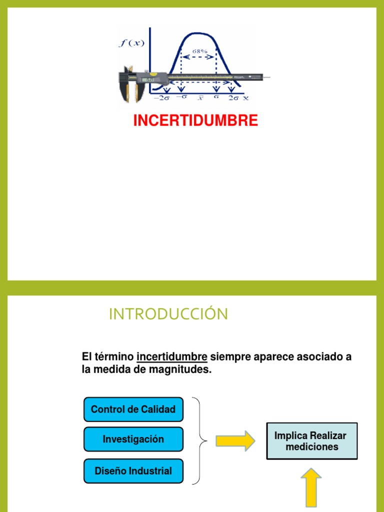 Tipos y Cálculo de Incertidumbre en Metrología | PDF