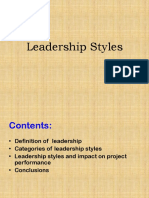 Group 1 Leadership Styles