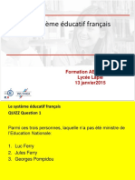 Presentation Systeme Educatif Francais V 08-01-15