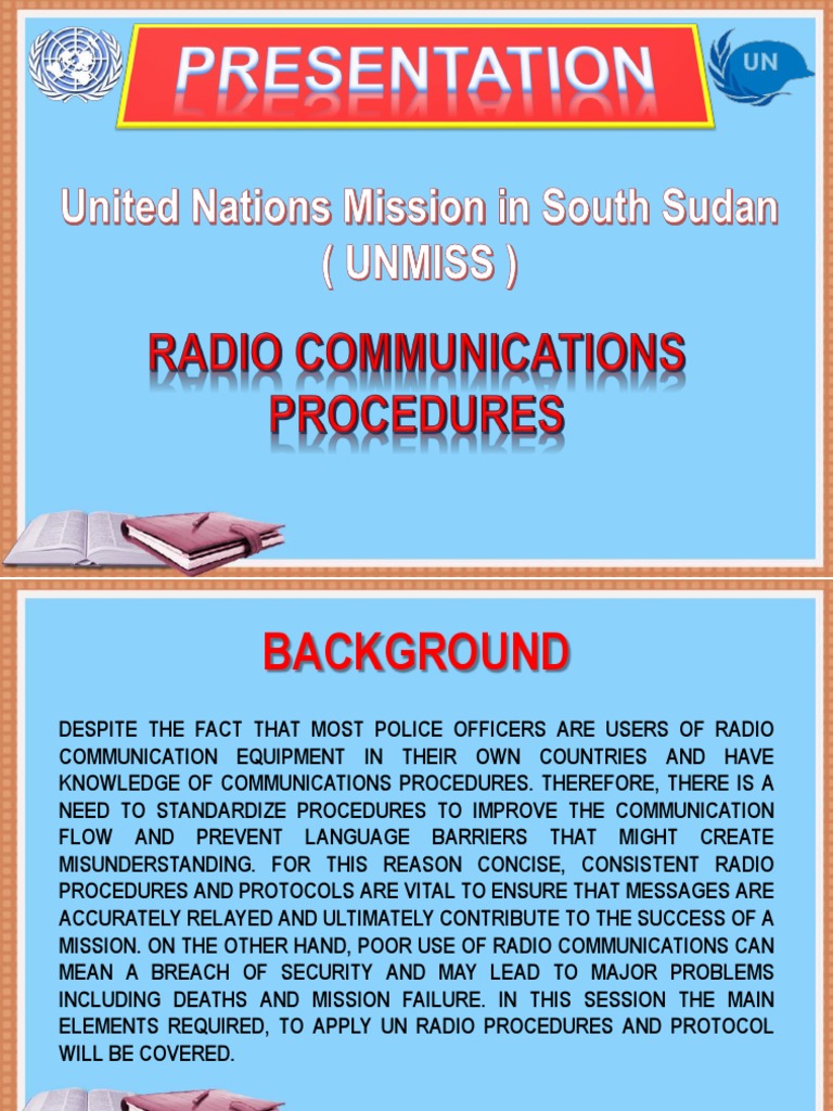 Radio Communication Procedure Pdf
