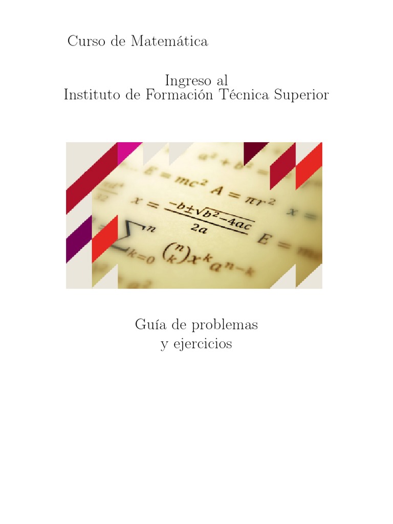 Guía de Problemas Matemáticos 2019 | PDF | Métodos y materiales de ...