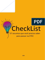 Check List ETEC 2018 PDF