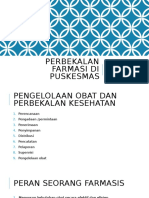 Perbekalan Farmasi Di Puskesmas Kelas 10