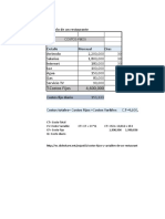 Ejemplo de Costos Fijos y Variables 2