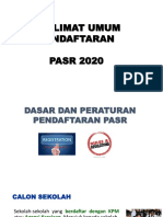 Pendaftaran Pasr 2020