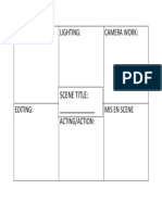 Film Viewing Graphic Organiser