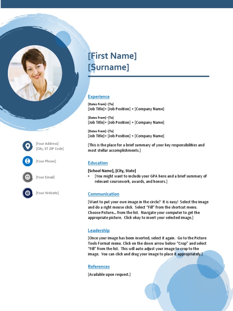Professional Resume Template Guide | PDF
