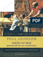 Paul Johnson - Viata Lui Isus Povestită de Un Credincios