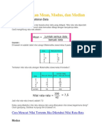 Mengenal Statistika Dasar