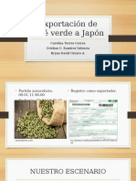 Exportación de Café Verde A Japón