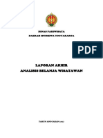 Laporan Akhir Analisa Belanja Wisatawan PDF